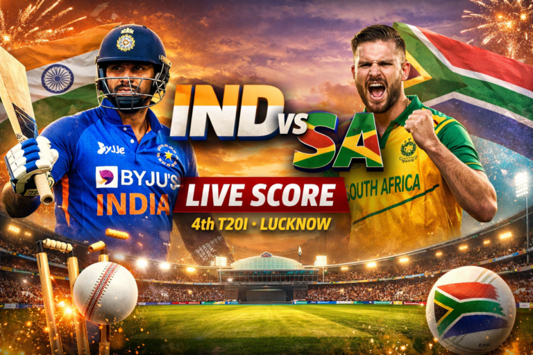 IND vs SA LIVE Score, 4th T20I Lucknow